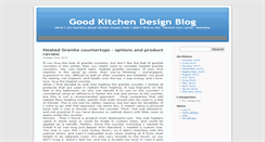 Desktop Screenshot of goodkitchendesign.com