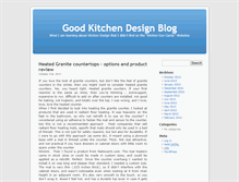 Tablet Screenshot of goodkitchendesign.com